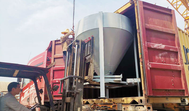 The Dry Mortar Production Line Is Being Sent To Cote D’lvoire