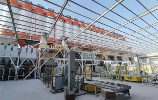 全自動タイル接着剤製造プラント