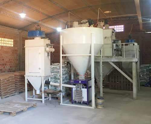 dry mix mortar machine