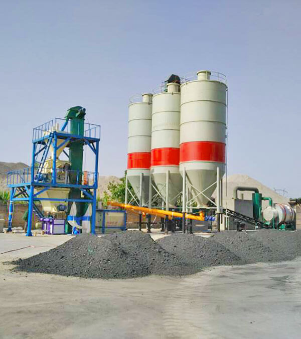 Dry Mortar production line with sand dryer