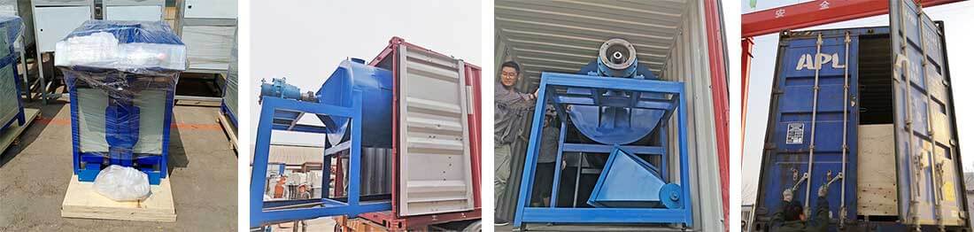 delivery of wall putty making machine