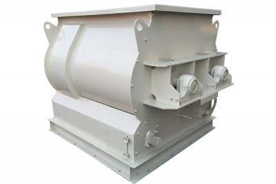 double shaft paddle dry mortar mixer