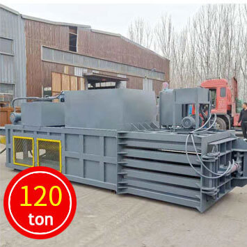 120 ton horizontal baler machine