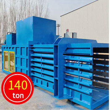 140 ton horizontal baling press machine