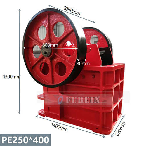 PE 250* 400 small jaw crusher for sale
