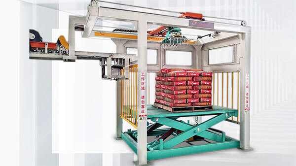 automatic bag palletizer machine