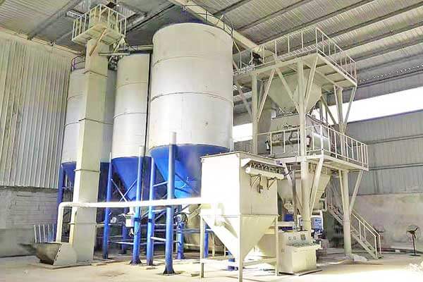 full automatic dry mix mortar plant