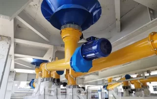 automatic feeding for dry mortar plant