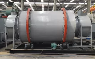 triple pass rotary drum sand dryer