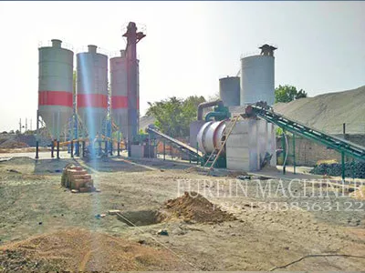 tile adhesive making machine with sand dryer