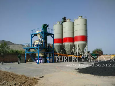 tile adhesive making machine with sand dryer
