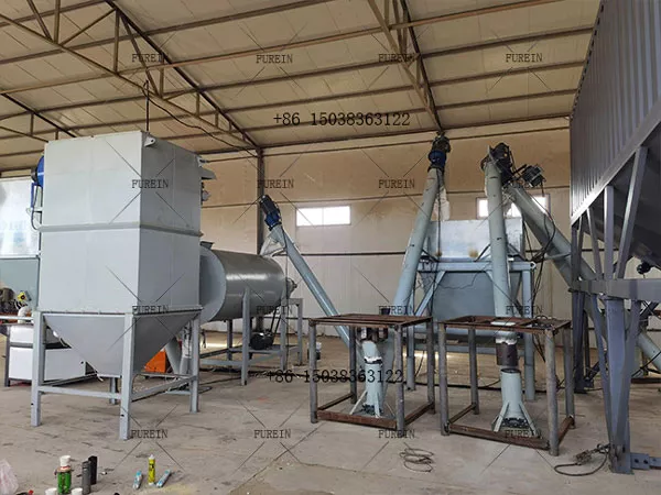 tile adhesive production line 6-8 t/h