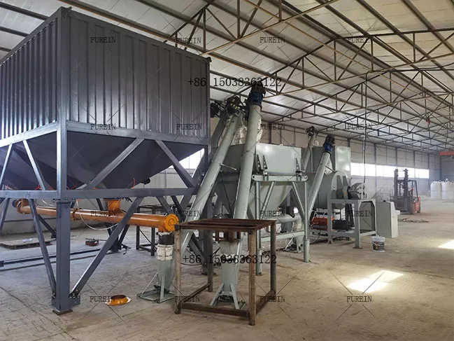 6-8 ton per hour tile adhesive production line