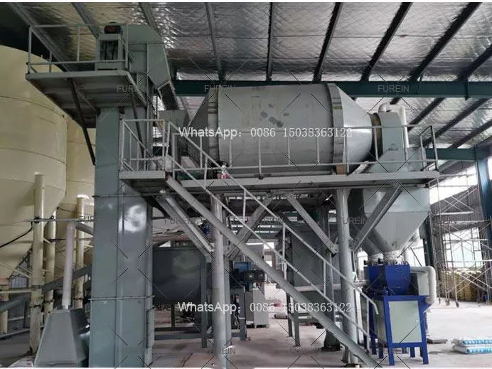 Glass bead insulation mortar production line