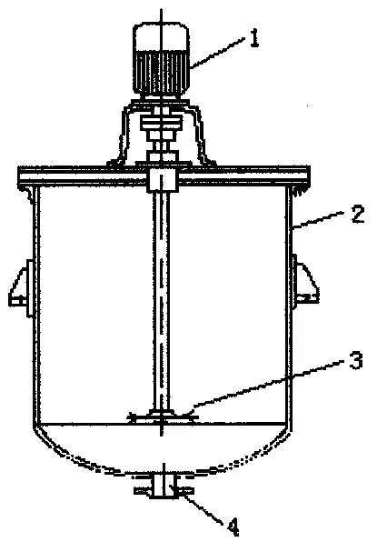 High-speed paint mixing tank