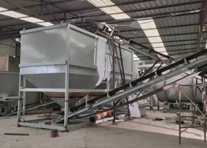 Automated Dry Mortar Production Line With Sand Drying Equipment In Peru