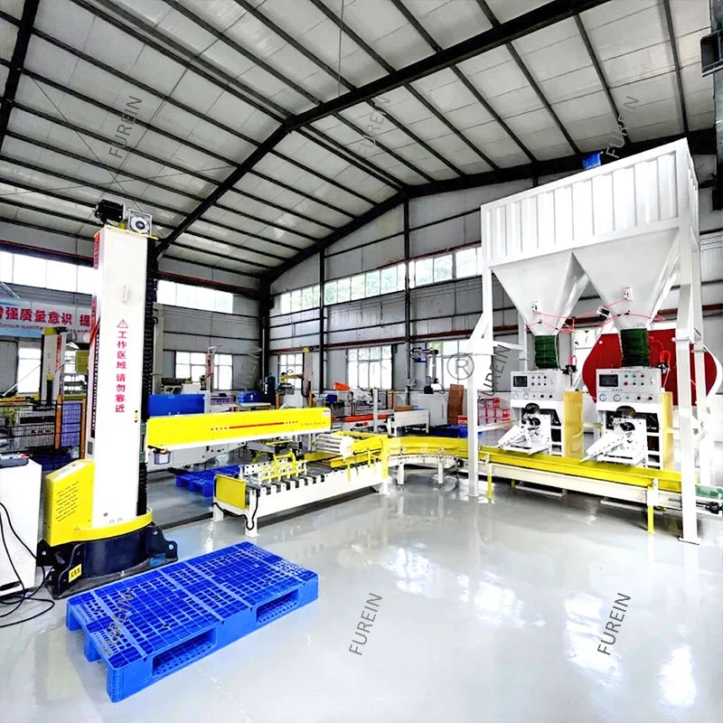 single column palletizer layout Single column palletizer layout