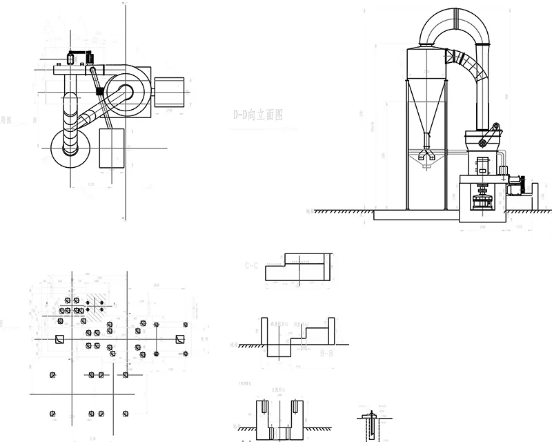 drawing of limestone grinding line drawing of limestone milling line