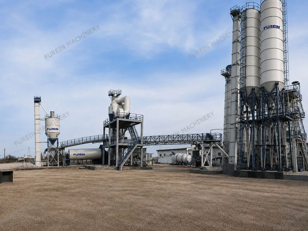 30 tons per hour automatic dry mortar plant with sand drying line in Russia
