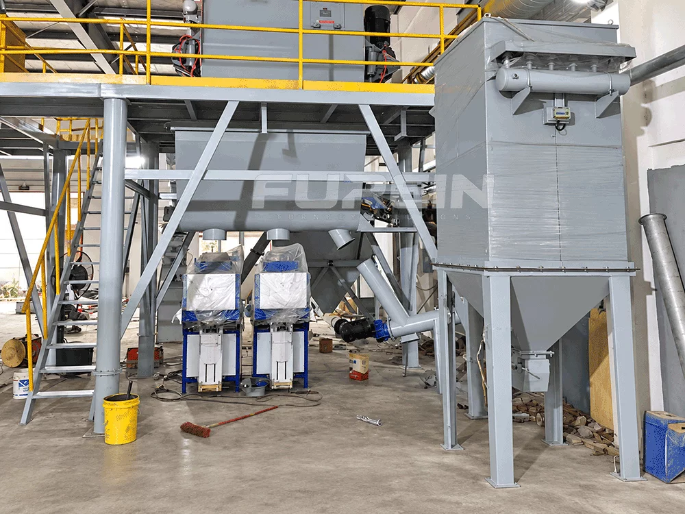8–10 TPH Automatic Tile Adhesive Production Line in Kuwait
