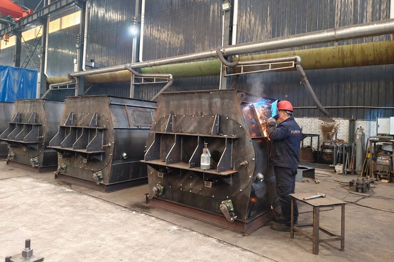 FUREIN dry mortar equipment welding and fabrication workshop dry mortar machinery welding and fabrication at FUREIN factory