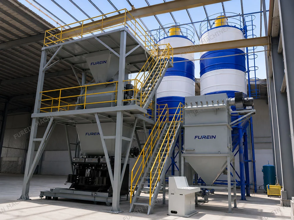 Tile adhesive production line in Saudi Arabia