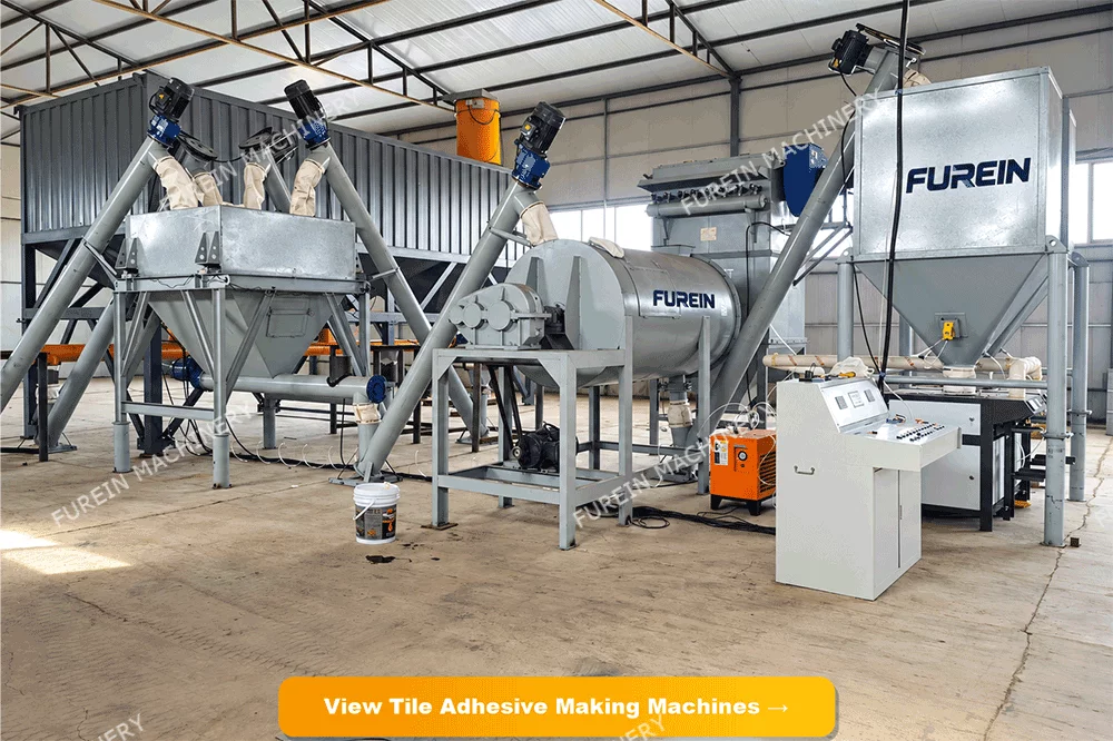 compact 1–10 tph tile adhesive making machine solution